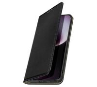 Étui pour smartphone - Honor - Magic 7 Lite - Cuir vegan - Support vidéo - Noir