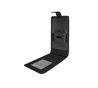 Avizar Étui pour Smartphone Universel Clapet Vertical Portefeuille Taille M Noir