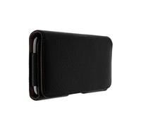 Avizar Étui pour smartphone universel Pochette ceinture avec clip et passant Taille XXL Noir