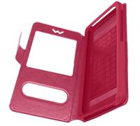 Etui Smartphone Universel Taille XXL Fenêtres D'affichage et Décrochage fuschia