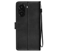 Étui pour smartphone - Xiaomi - Poco X7 Pro - Noir - Support vidéo - Portefeuille avec dragonne