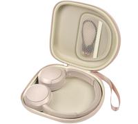 Étui pour Sony WH-CH520 - Compatible avec Casque Sans Fil Supra-Auriculaire Bluetooth, Microphone, Suppression du Bruit - Câble USB pour le Travail - Noir (Boîte Uniquement) (Beige)