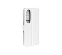 Etui pour Sony Xperia 1 VI Clapet Portefeuille Languette Magnétique Blanc