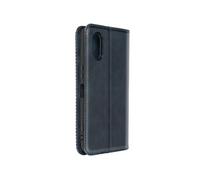 Etui pour Sony Xperia 5 V Clapet Portefeuille Motif Damier Bleu Nuit