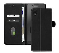 Etui pour Sony Xperia L1 Clapet Portefeuille et Support Vidéo Noir