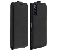 Étui pour Sony Xperia L4 Clapet Vertical Protection Porte-carte Noir
