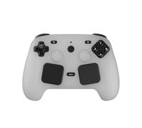Étui pour Steam Controller 2, étui de Protection intégral en Silicone, Accessoire de Jeu Antichoc et Anti-poussière (Blanc)