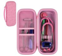 Étui pour stéthoscope compatible avec 3M Littmann Classic III Monitoring/Lightweight II S.E/Cardiology IV Diagnostic/MDF Acoustica stéthoscopes, poche supplémentaire pour accessoires médicaux et