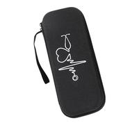 Étui pour Stéthoscope Rigide EVA, Sac de Transport Portable avec Poche en Maille, Mallette de Rangement pour Accessoires Médicaux 28.5x11.5x6 cm
