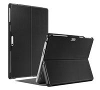 Avizar Étui pour Surface Pro 11 et Pro 9 Clapet Support Vidéo Ultra fin Noir