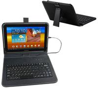 Étui pour Tablette 10"" avec Clavier Externe QWERTY USB C Compatible avec Samsung Galaxy Tab A8 A7, Fire HD, Googee U10, Blackview, Nokia T20, Lenovo Tab M10