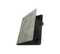 Avizar Étui tablette 10 pouces universel simili cuir design marbre support vidéo gris