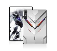 Étui pour Tablette 9.06" 2025 pour RedMagic 3 Pro - Coque en TPU Ultra-Mince de 0.1mm avec Technologie de Coussin d'air, Protection Flexible Corps Complet Antichoc pour Red Magic 3Pro (Blanc)