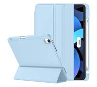 Étui pour tablette avec support pliable en trois parties, parfaitement adapté au nouvel iPad 9,7 pouces d'Apple (sortie 2017/2018), intégrant un