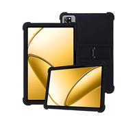 Étui pour tablette Blackview 2025 10" Tab60 WIFI/Tab60 Pro Android 14 avec couverture complète, résistant aux chocs, anti-rayures, support réglable, coque en silicone souple adaptée aux enfants, noir
