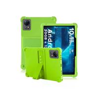 Étui pour tablette Doogee Tab G5 10,1", coque en silicone souple daunke avec support rabattable, léger résistant aux chocs, anti-rayures, protection complète, vert