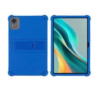 Étui pour tablette DOOGEE Tab U12 12" - En silicone souple - Anti-chocs - Avec support réglable - Bleu foncé