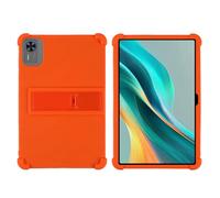Étui pour tablette DOOGEE Tab U12 12" - En silicone souple - Anti-chocs - Avec support réglable - Orange