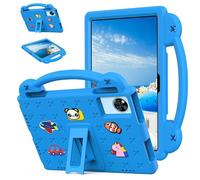 Étui pour tablette DOOGEE U11/DOOGEE U11 Pro 11" 2025, adapté aux enfants, poignée avec support, joli dessin animé, housse légère en mousse EVA résistante aux chocs, bleu
