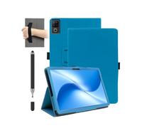 Étui pour tablette DOOGEE U12 12 ", daunke résistant aux chocs avec fente pour stylo, imperméable, anti-rayures, support multi-angle, avec dragonne, fin et durable, bleu