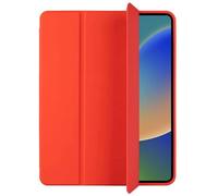 Étui pour tablette - FIXED - iPad mini A17 Pro - TPU et cuir synthétique - Rouge - Support intégré