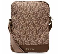 Étui pour tablette Guess G Cube à rayures marron 10 pouces