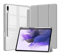 Étui pour tablette - INF - Samsung Galaxy Tab S9FE/S9plus 12.4 - Cuir PU - Antichoc - Support multi-angle