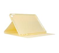 Étui pour Tablette iOS de 10,2 à 10,5 Pouces, Coque de Protection en Cuir PU avec Fonction Support, Design Durable à Double Couche pour 2019/2020 et Air 3 Pro (Jaune)
