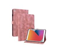 Étui FOXDOCK pour tablette iPad Air (2019) coque en TPU souple et durable avec support réglable, emplacements pour cartes et rainures antidérapantes-Rose Rose