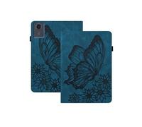 Etui pour tablette Lenovo Tab M11 Butterfly Design Premium Cuir Anti-Fall Protection Tablet Cover avec emplacements de carte et fonction du