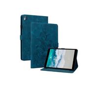 Etui FOXDOCK pour tablette Nokia T10 coque en TPU souple et durable avec support réglable, emplacements pour cartes et rainures antidérapantes-Bleu