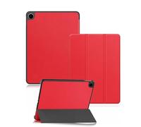 Étui pour tablette Oneplus Pad Go2 / Go2 12,1" 2026 Newest - toergy fine - Triple support - Étui de protection rigide à trois volets - Imperméable, résistant aux chocs et à la poussière - Rouge