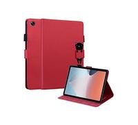 Etui pour tablette OPPO Pad Air résistant aux chocs, protection intégrale, support multi-angles réglable, coque magnétique en TPU-Rouge