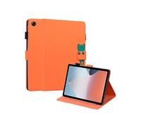 Etui pour tablette OPPO Pad Air résistant aux chocs, protection intégrale, support multi-angles réglable, coque magnétique en TPU-Orange