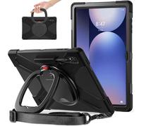 Étui pour tablette PC Case Compatible with Samsung Galaxy Tab S10 Ultra 14.6" 2024 SM-X920, Shockproof Sturdy Cover with 360 Rotating Kickstand,Hand/Shoulder Strap Tablet Heavy Duty Case Tab S10 Ultra