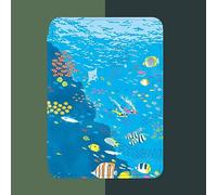 Étui pour tablette pour Amazon Kindle Paperwhite 1 2 3, Kindle Paperwhite 5e/6e/7e génération, joli, mignon et confortable, housse à rabat en cuir/poissons tropicaux, couleur, Kindle Paperwhite