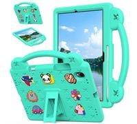 Étui pour tablette Samsung Galaxy Tab S11 11" 2025 SM-X730/X736B - Avec poignée et support - En mousse EVA légère et résistante aux chocs - Vert