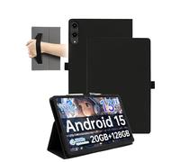 Étui pour tablette TABWEE T60 Pro, 13,4", daunke résistant aux chocs, avec fente pour stylo, étanche, anti-rayures, support multi-angle, avec dragonne, fin et durable, noir