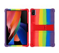 Étui pour tablette TCL NxtPaper 11'' 9466X, housse en silicone souple réglable avec support pour TCL NxtPaper 11'' 9466X 2023 (arc-en-ciel)