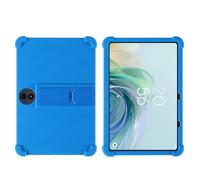 Étui pour tablette TCL NXTPAPER 11 Gen 2 11" - Convient aux enfants - Housse de protection en silicone souple résistant aux chocs avec support réglable en PC (bleu foncé)