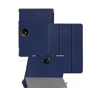 Étui pour tablette TCL NXTPAPER 11 plus 11,5" - toergy fine - Triple support - Étui de protection rigide - Imperméable, résistant aux chocs et à la poussière - Bleu foncé