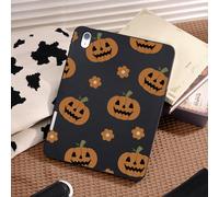 Étui pour tablette Tête de citrouille d'Halloween compatible avec IPad 10e génération, Kobo Clara BW, Kobo Clara Couleur, IPad Air 4/5e 10,9 pouces, compatible avec Samsung Tab A7 Lite 8,7 pouces, Sam