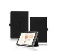 Étui pour tablette XPPen Magique Note Pad 10,95 pouces, étui de protection en cuir synthétique yystao compatible avec XPPen MagicNote Pad - Dragonne, design texturé pour la peau, noir