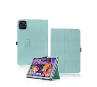 Étui pour tablette Zenva T90 11 pouces, yystao PU Cuir Housse de Protection Compatible avec Zenva Tablet T90 - Dragonne, Design texturé de la peau entière, Vert