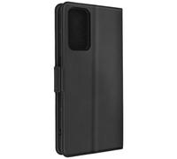 Coque et étui téléphone mobile AVIZAR Etui pour TCL 406 et 408 Porte-carte Support Vidéo Design Fin noir