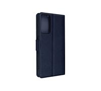 Etui pour TCL 40R 5G et 40 XE porte-carte support double languette Bleu Nuit