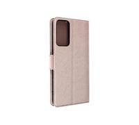 Etui pour TCL 40R 5G et 40 XE porte-carte support double languette Rose Gold