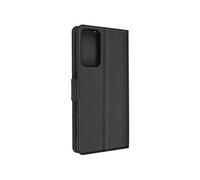 Etui pour TCL 40R 5G et TCL 40 XE porte-carte support vidéo double languette Noir