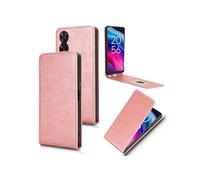 Etui pour TCL 505 4G magnétique, antichoc, avec aimant puissant intégré, coque intérieure ultra-souple en PU et porte-cartes Compatible avec TCL 505