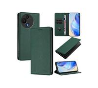 Etui pour TCL 605/TCL 60SE fermeture magnétique, étui portefeuille fin en cuir avec protection RFID et emplacements pour cartes, compatible avec TCL